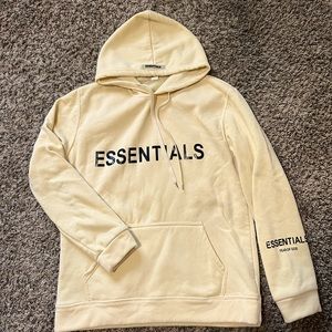 Beige Amazon Essentials Hoodie- Great Quality at a Cheaper Price!